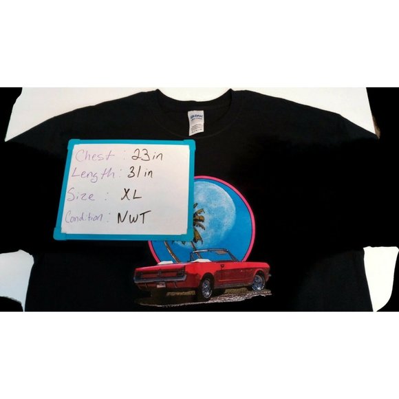 American Muscle Car Convertible Mustang Palm Tree - Picture 2 of 6